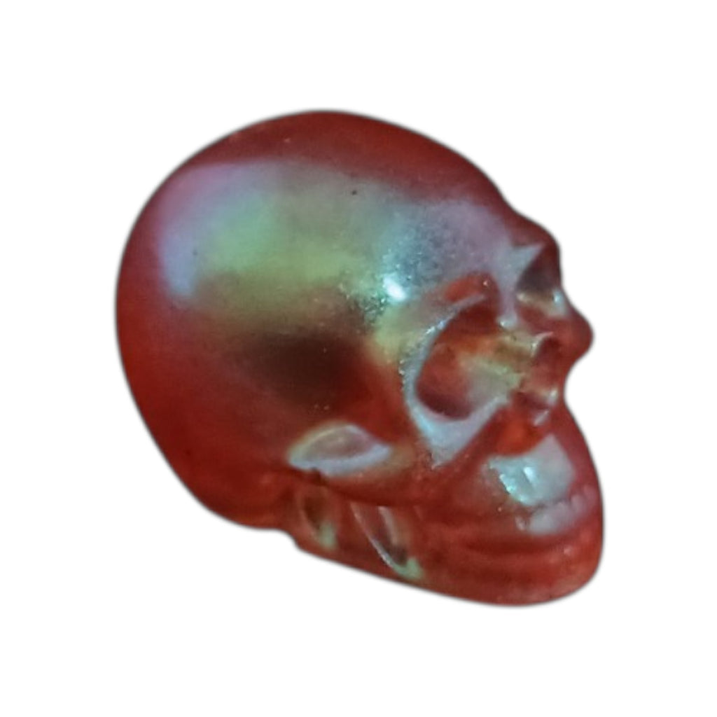 Shimmery resin skull