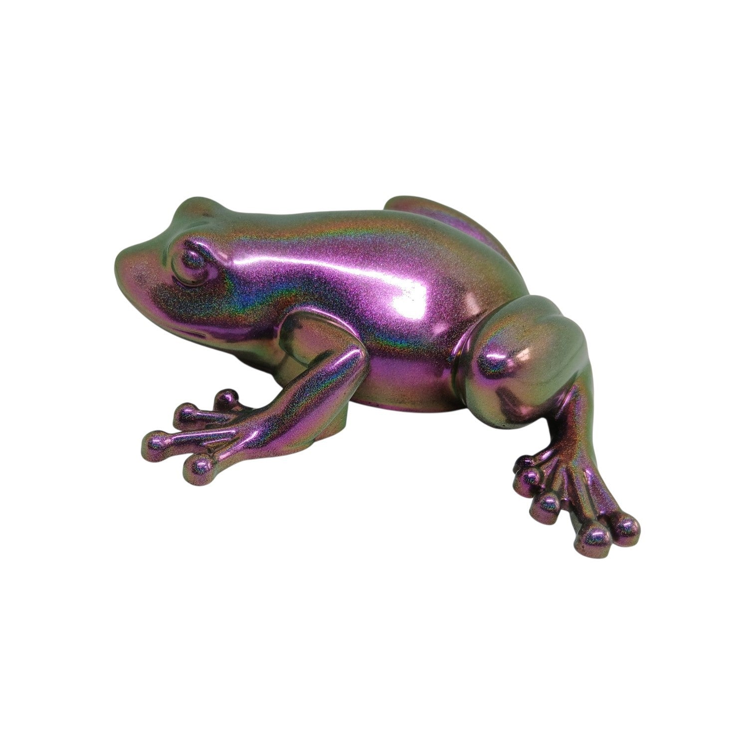 Handmade Colour-Shifting Resin Frog