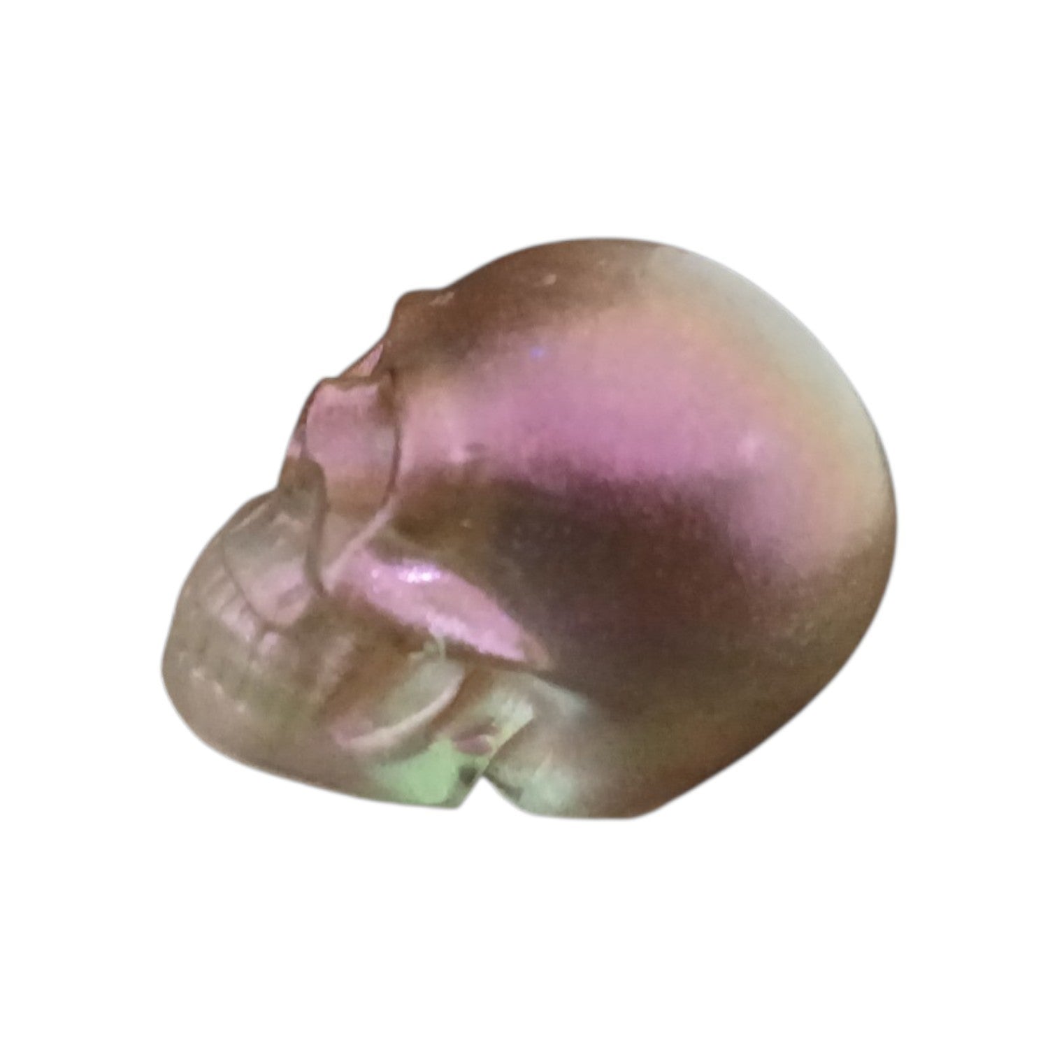 Shimmery resin skull