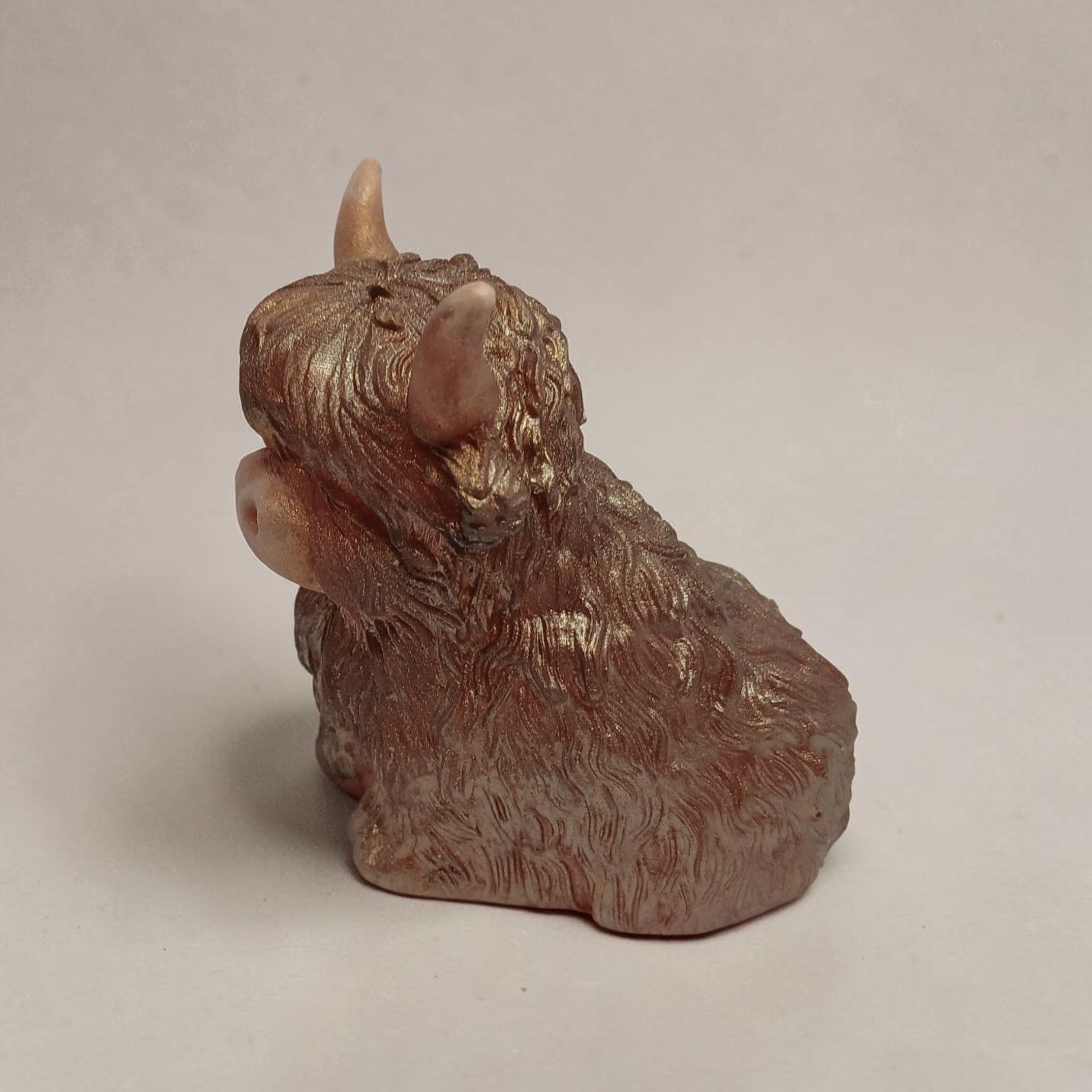 Cute resin Highland Cow