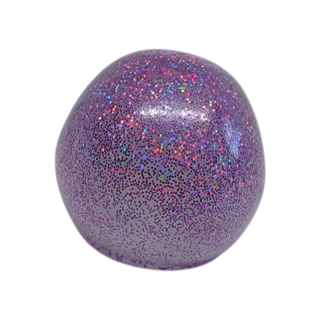 Purple glitter skull