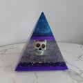 Unique one of a kind large resin hand poured Pyramid