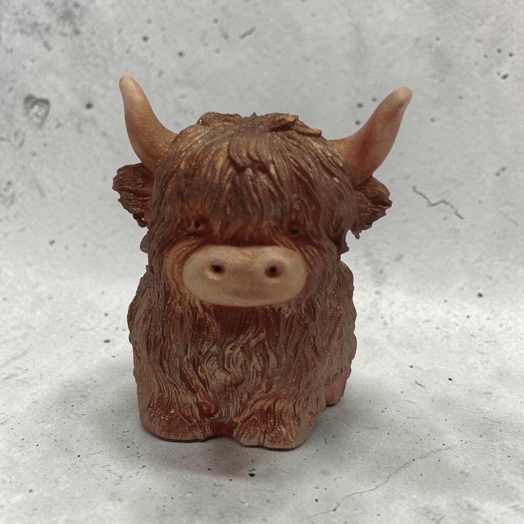 Cute resin Highland Cow