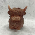 Cute resin Highland Cow