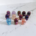 Assorted mini skulls £2 each or 7 for £10, discount applied at checkout.