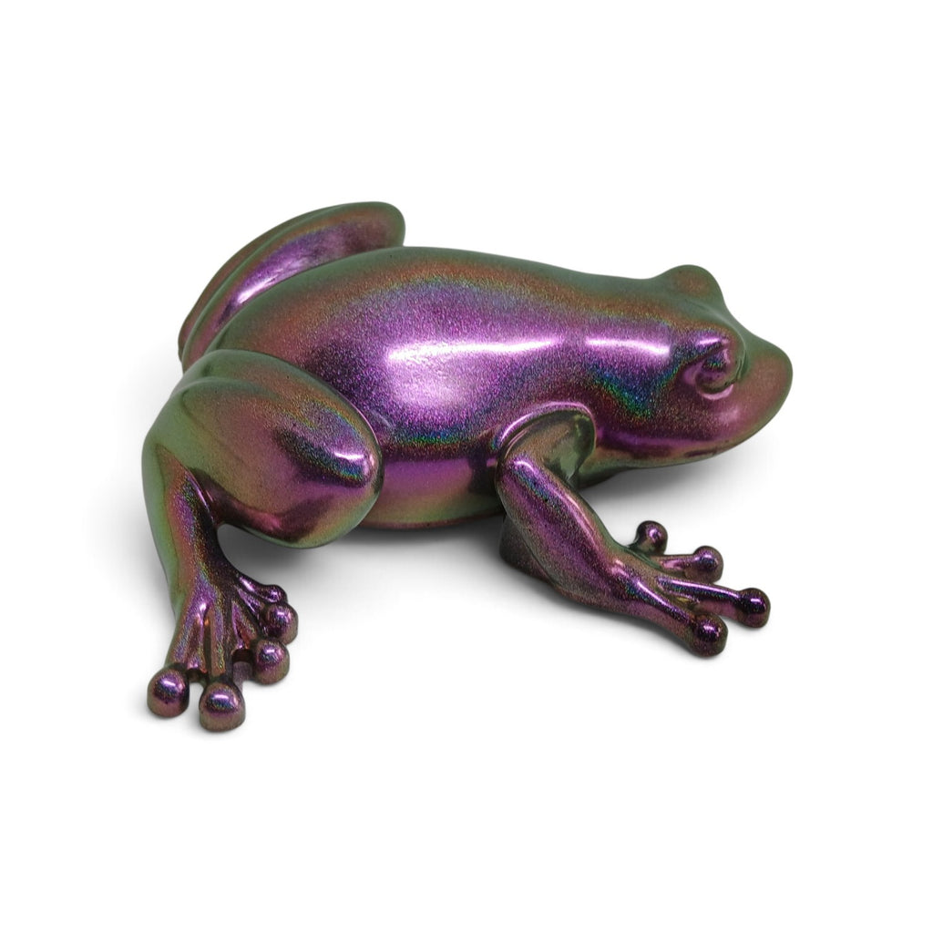 Handmade Colour-Shifting Resin Frog