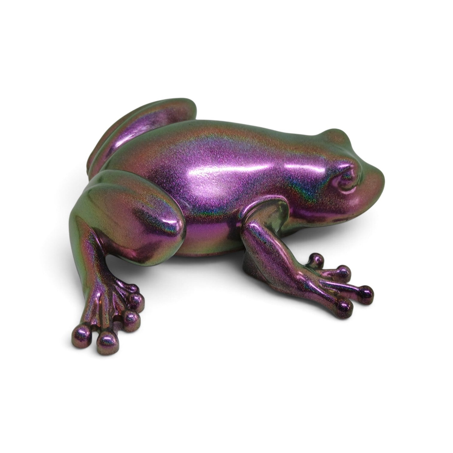 Handmade Colour-Shifting Resin Frog