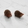 Cute little handmade resin hedgehogs