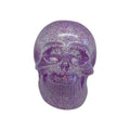 Purple glitter skull